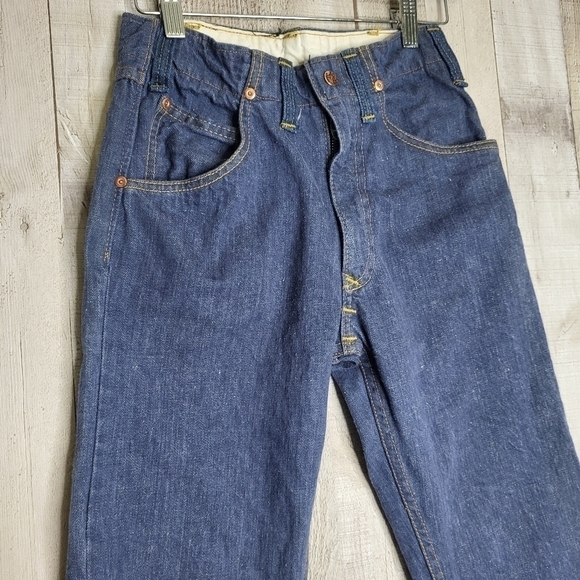 Vintage Pitchriders Saddle Pants Denim Jeans. Union Made in Winnipeg Canada - Picture 3 of 13